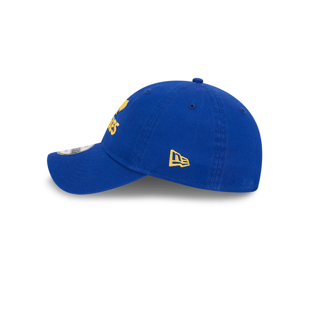 West Coast Eagles Hat - AFL 2025 Retro Washed 9Twenty Strapback Cap - New Era